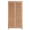 Bennett Coastal Beach Brown Oak Armoire|Kathy Kuo Home