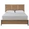 Bennett Coastal Beach Brown Oak Bed - Queen|Kathy Kuo Home