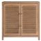 Camilla Coastal Beach Brown Oak Bar Cabinet|Kathy Kuo Home