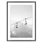 Baltie Modern Classic Grey Ski Black Frame Photograph 2 - 41x30