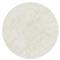 Silhouette Modern Cream Wool Washable Solid Rug - 5&#39;11&quot; Round|Kathy Kuo Home