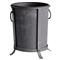 Declan Industrial Loft Black Iron Round Pot Planter - Small