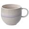 Perlemor Coastal Beach Beige Porcelain Mug|Kathy Kuo Home