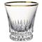 Grand Royal Gold Rim Crystal Old Fashioned Glass - Set of 2|Kathy Kuo Home
