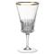 Grand Royal Regency Gold Rim Crystal Glass Goblet - Set of 2|Kathy Kuo Home
