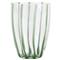 Nuovo Stripe Modern Classic Green Glass Tumbler|Kathy Kuo Home
