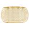 Rufolo Modern Classic Gold Glass Rectangular Tray|Kathy Kuo Home