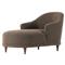 Margaret French Country Dark Brown Performance Wood Chaise Lounge|Kathy Kuo Home