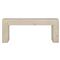 Brissy Rustic Lodge Cream Oak Wood Rectangular Console Table|Kathy Kuo Home