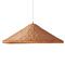Camille Coastal Beach Natural Rattan Pendant|Kathy Kuo Home