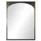 Marty Rustic Lodge Burnished Brown Iron Floor Mirror|Kathy Kuo Home