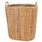 Tara Coastal Beach Natural Handwoven Rattan Manor Floor Basket|Kathy Kuo Home