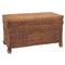 Holland Coastal Beach Natural Handwoven Rattan Cottage Trunk