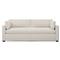 Weybridge Sea Salt Performance Bench Cushion Sofa - 88&quot;|Kathy Kuo Home