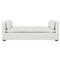 Olivia Heathered Ivory Performance Daybed|Kathy Kuo Home