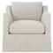 Madeline Fog Slipcovered Swivel Chair|Kathy Kuo Home