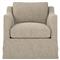 Madeline Sand Slipcovered Swivel Chair|Kathy Kuo Home