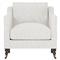 Madeline Heathered Ivory Performance Arm Chair|Kathy Kuo Home