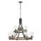 Visual Comfort Studio Angelo Rustic Distressed Weathered Oak 2 Tier Chandelier|Kathy Kuo Home