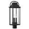 Visual Comfort Studio Wellsworth French Country Textured Black Post Lantern|Kathy Kuo Home