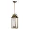 Visual Comfort Studio Wellsworth French Painted Distressed Brass Lantern Pendant|Kathy Kuo Home