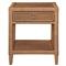 Kalea Coastal Beach Brown Woven Rattan Nightstand|Kathy Kuo Home