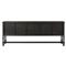 Bari Cracked Smoked Black Sideboard|Kathy Kuo Home