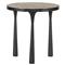 Billings Fossil Marble End Table|Kathy Kuo Home