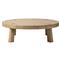 Sadira Worn Oak Coffee Table|Kathy Kuo Home