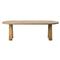 Ayla Worn Oak Oval Dining Table - 98&quot;W|Kathy Kuo Home