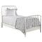 Lynda Coastal Beach White Wood Frame Spindle Bed - Twin|Kathy Kuo Home