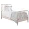 Lynda Coastal Beach Beige Wood Frame Spindle Bed - Twin|Kathy Kuo Home