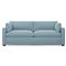 Weybridge Eggshell Blue Performance 2-Cushion Sofa - 88&quot;|Kathy Kuo Home