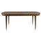 Sophia French Lisse Wood Extendable Dining Table - 77-121&quot;W|Kathy Kuo Home