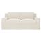 Henri Soft Ivory Loveseat - 72&quot;|Kathy Kuo Home