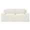 Henri Pale Ivory Loveseat - 72&quot;|Kathy Kuo Home