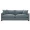 Clairmont Slate Blue 2-Cushion Sofa - 89&quot;|Kathy Kuo Home