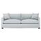 Clairmont Pale Blue 2-Cushion Sofa - 89&quot;|Kathy Kuo Home