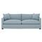 Clairmont Eggshell Blue Performance 2-Cushion Sofa - 89&quot;|Kathy Kuo Home