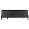 Rissa Mid Century Modern Black Acacia Wood Media Console|Kathy Kuo Home