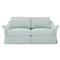 Amelie Coastal Sky Loveseat - 72&quot;|Kathy Kuo Home