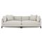 Adelle Porcelain Performance Double Bumper Sectional - 116&quot;|Kathy Kuo Home