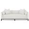 Adelle Heathered Ivory Performance Sofa - 90&quot;|Kathy Kuo Home