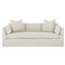 Adelle Sea Salt Performance Slipcovered Sofa - 90&quot;|Kathy Kuo Home
