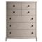 Chelle French Country Fog Wood Tall Chest|Kathy Kuo Home