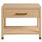 Willian Coastal Beach Natural Brown Raffia Nightstand|Kathy Kuo Home