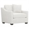 Avery Heathered Ivory Performance Chair|Kathy Kuo Home