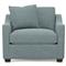 Avery Heathered Teal Chair|Kathy Kuo Home