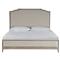 Chelle French Country Beige Panel Oak Wood Bed - Queen|Kathy Kuo Home