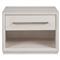 Hubbard Modern Classic White Oak Wood Nightstand|Kathy Kuo Home